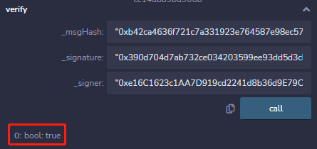 Comparing public keys and verifying signatures: